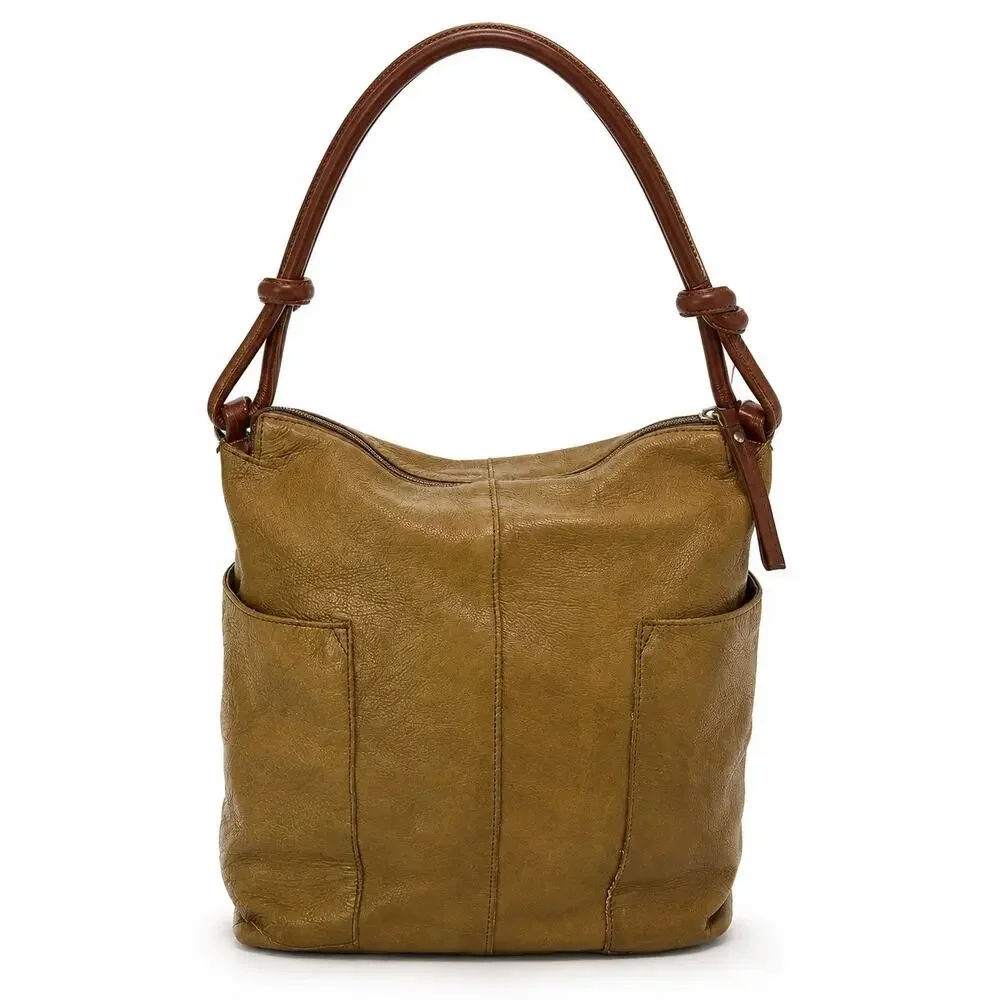 Ellington Genuine Leather Boho Shoulder Bag Butter Soft Slouchy Y2K Purse